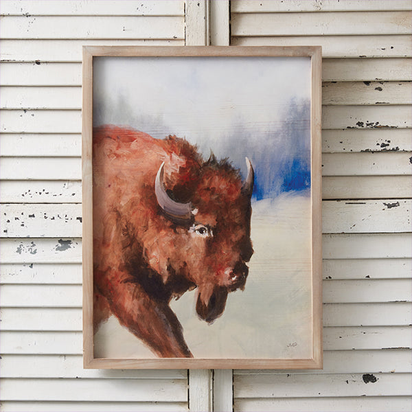 Load image into Gallery viewer, Bison and Longhorn Wall Art, Pick Your Style General CT
