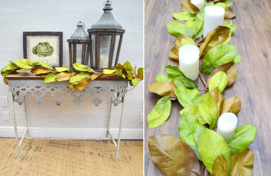 Rustic Magnolia Leaves Garland General DCI