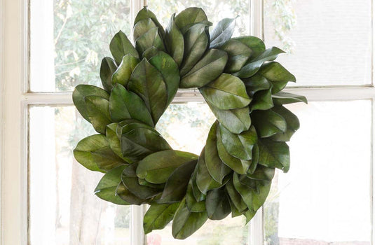 Preserved Magnolia Leaf Wreath General PHC