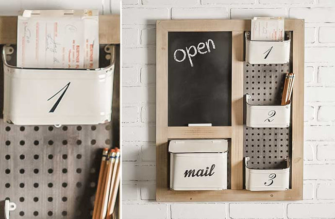 Mail Organizer & Chalkboard General CT