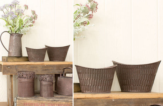 Decorative Copper Basket Set General WT