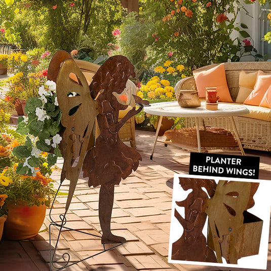 LARGE Garden Fairy Planter Whats trending CIMA