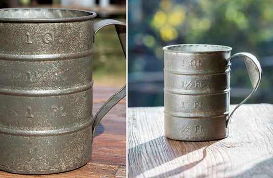 Aged Metal 1-Quart Measuring Cup General PHC