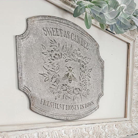 Sweet As Can Bee Metal Farmhouse Sign Whats trending ABH