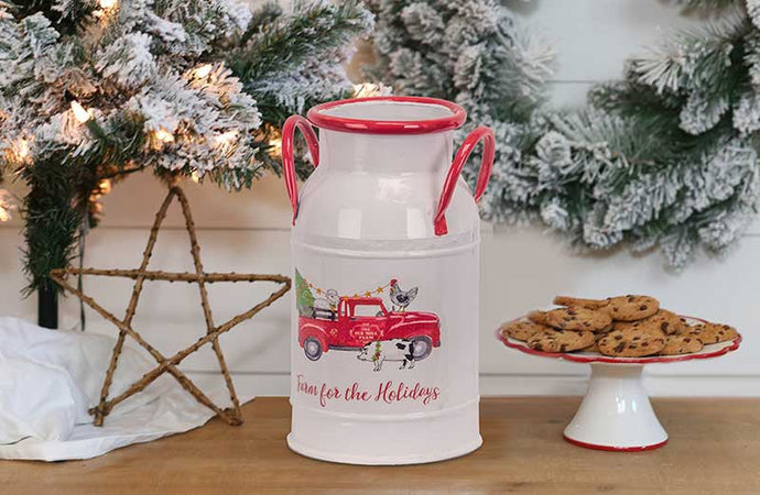 Farm For The Holidays Christmas Milk Jug General DCI