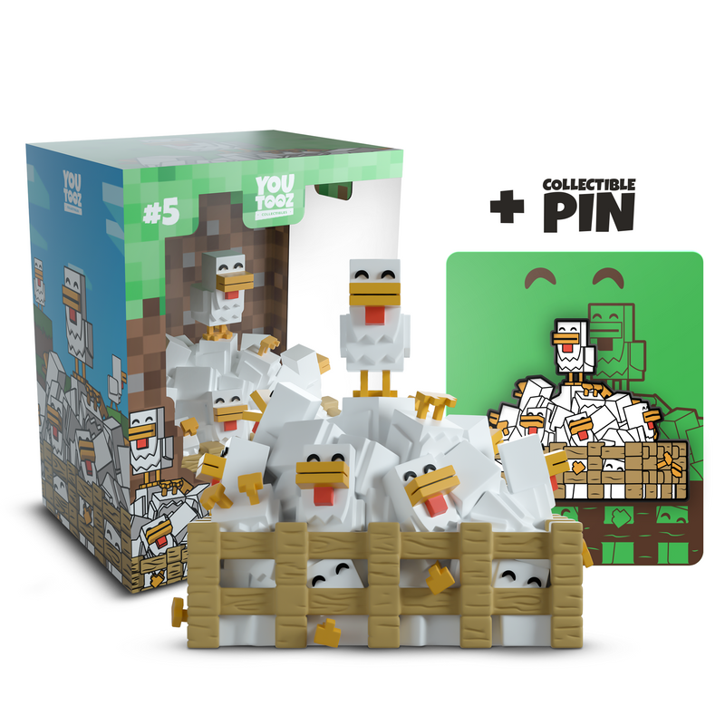 Load image into Gallery viewer, Chickens Minecraft Youtooz Collectibles
