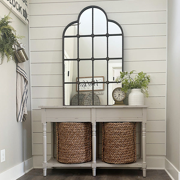 Windowpane Arched Modern Mirror Whats trending ABH