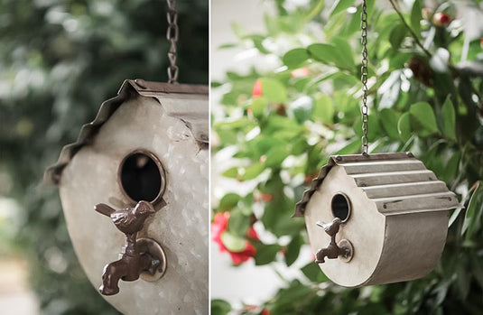 Galvanized Water Spigot Bird House General DCI