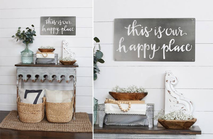 This Is Our Happy Place Metal Sign General PBK