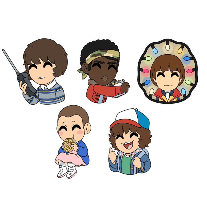 Stranger Things Pin Set Stranger Things Youtooz Collectibles