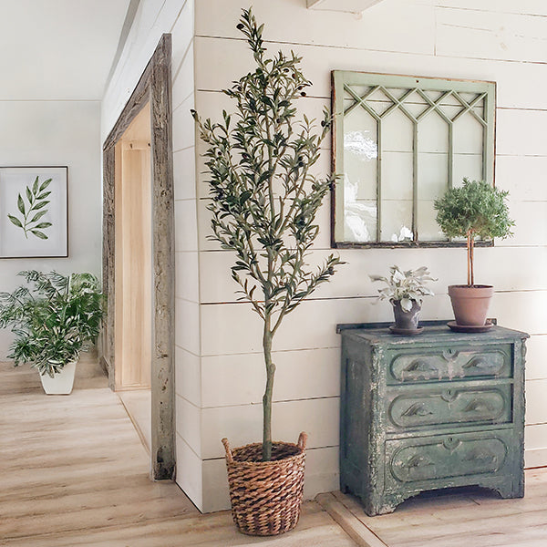 82 Inch Tall Potted Faux Olive Tree Must Haves ABH