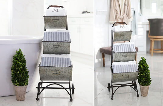 Rolling Three Tiered Storage Cart General VIP