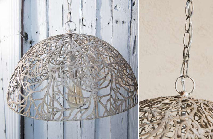 Metal Vine Pattern Pendant Lamp General DCI