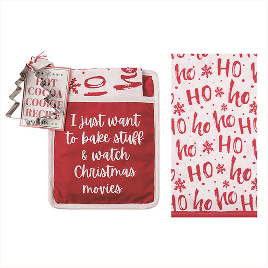 Holiday Tea Towel Gift Set, Pick Your Style Gift TP