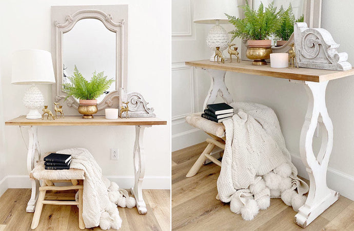 Chippy Corbel Inspired Console Table General ABH