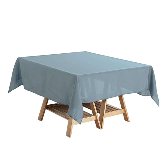 Polyester Square 54"x54" Tablecloth Dusty Blue - Wrinkle-Resistant & Durable Table Cover Tablecloths PROstorez Default Title