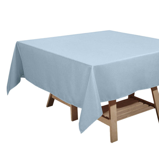 Polyester Square 70"x70" Tablecloth Dusty Blue - Wrinkle-Resistant & Durable Table Cover Tablecloths PROstorez Default Title