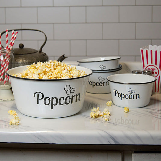 Vintage Inspired Popcorn Bowls, Set of 5 General VIP