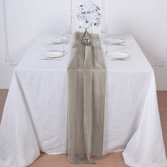 Premium Chiffon 6ft Table Runner Natural - Flowy & Lightweight Table Decor Runners PROstorez Default Title