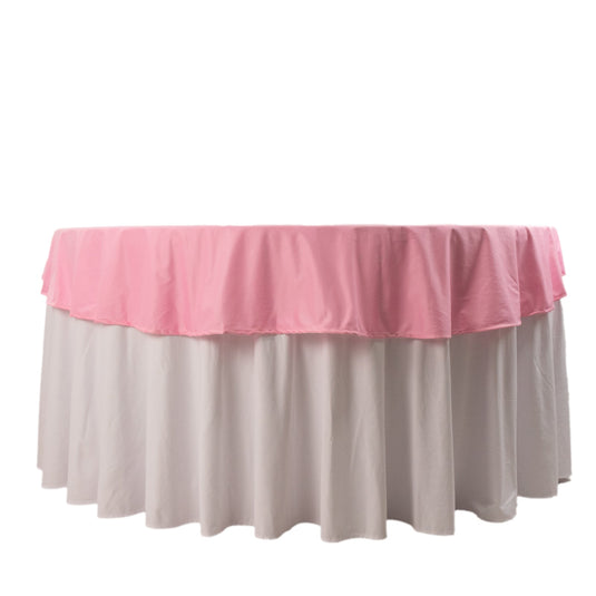 Premium Scuba Round 70" Tablecloth Pink - Wrinkle Free & Stain Resistant Table Cover Tablecloths HIER_2182