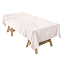 Premium Velvet 60"x102" Rectangle Tablecloth Ivory - Reusable & Soft Table Cover Tablecloths PROstorez Default Title
