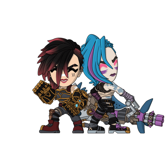 Vi and Jinx Arcane Youtooz Collectibles