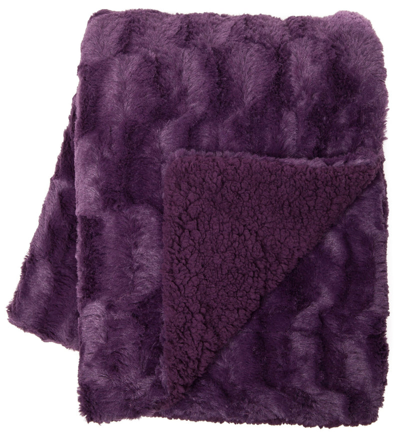 Load image into Gallery viewer, Deco Faux Fur Throw Blanket Collective Chanasya
