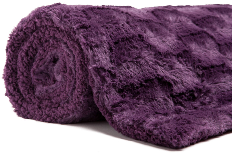 Load image into Gallery viewer, Deco Faux Fur Throw Blanket Collective Chanasya
