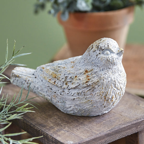 Rustic Cottage Nestled Bird Figurine General CT