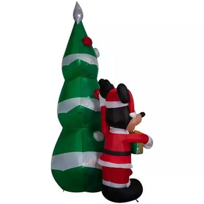 Disney 10' Pre-Lit Inflatable Mickey & Minnie Tree Pre-Lit Decor Pro Linens