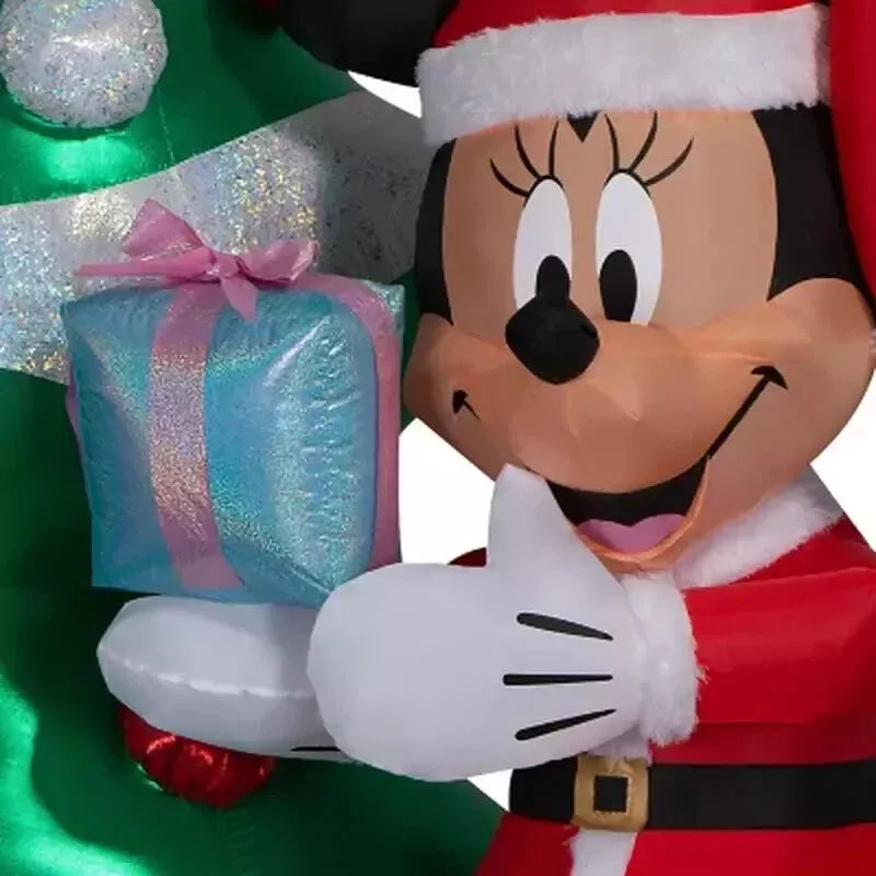 Disney 10' Pre-Lit Inflatable Mickey & Minnie Tree Pre-Lit Decor Pro Linens