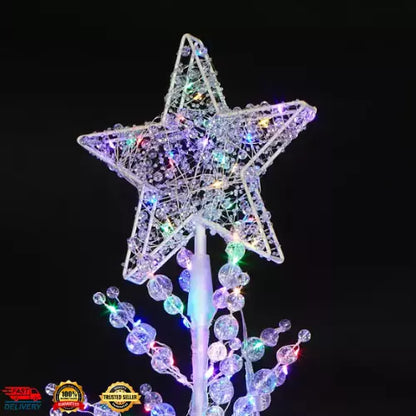 Member's Mark 6' Pre-Lit Crystal Beaded Tree Ornament Tree Pro Linens