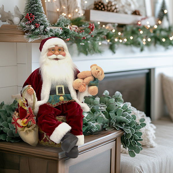 Load image into Gallery viewer, Traditional Santa Claus Figurine, Choose Your Style General SD
