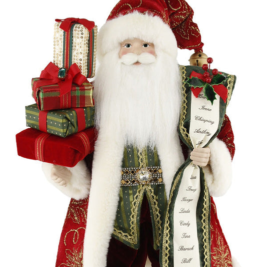 Traditional Santa Claus Figurine, Choose Your Style General SD