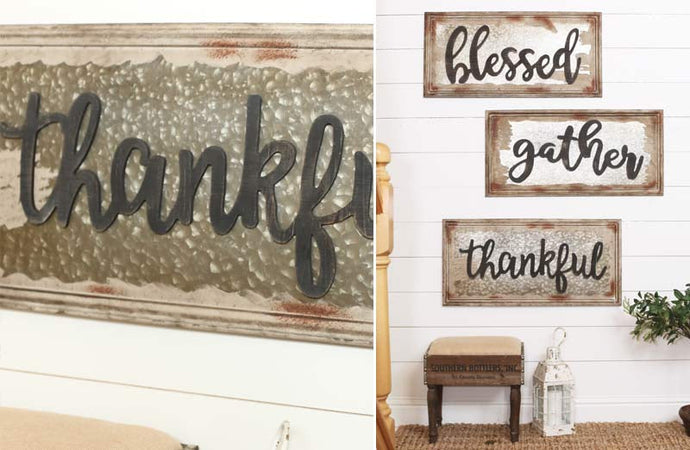 Antiqued Metal Heartwarming Signs General DCI