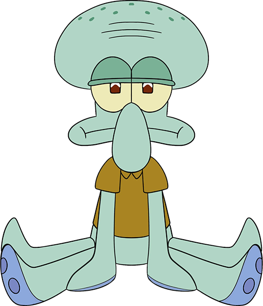 Squidward Sit Plush (9in) SpongeBob Squarepants Youtooz Collectibles