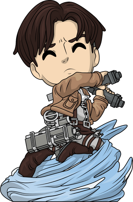 Spinning Levi Attack On Titan Youtooz Collectibles