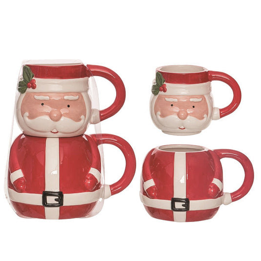 Dimensional Stacking Holiday Mugs, Pick Your Style Gift TP