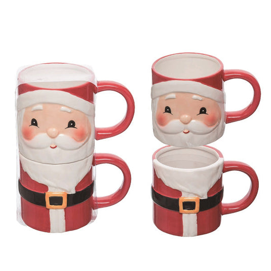 Dimensional Stacking Holiday Mugs, Pick Your Style Gift TP