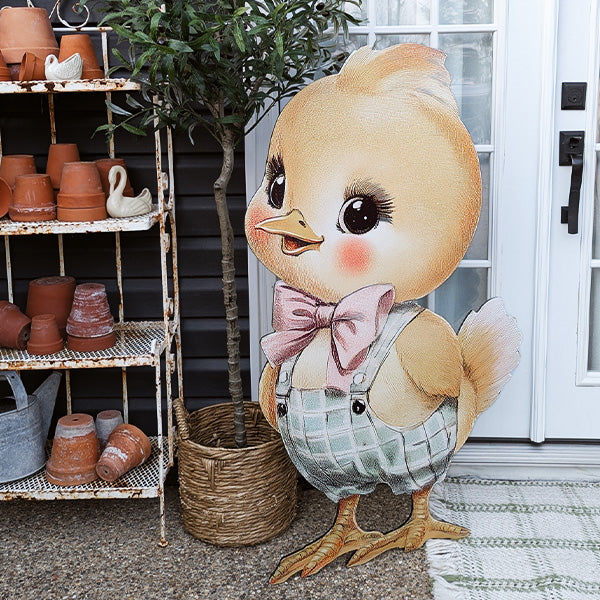 Load image into Gallery viewer, Easter Animal Outdoor Wooden Yard Signs on Metal Stands, Choose Your Style Shop ABH
