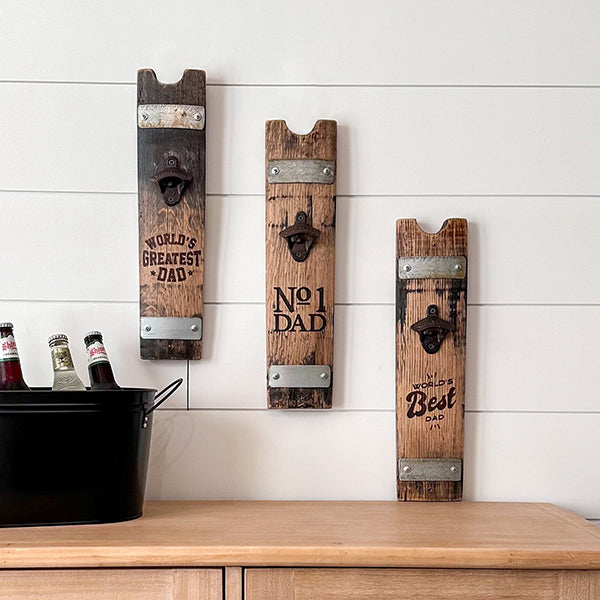 Barrel Stave Bottle Opener, Pick Your Style General SID