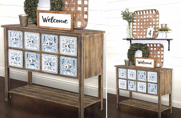 Delft Inspired Console Table General UMA