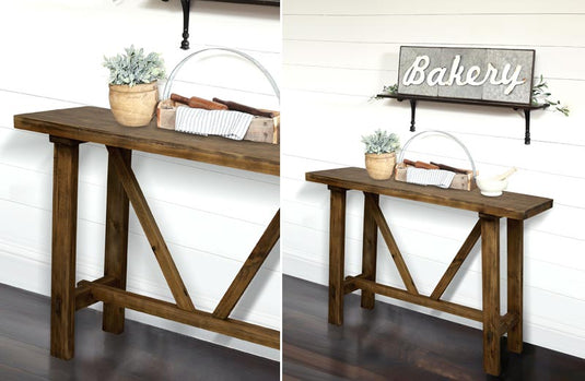 Farmhouse Fir Wood Console Table General VIP