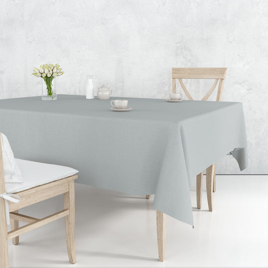 *WHOLESALE* Tablecover Plastic Silver Rectangular 54'' X 108'': 48CT Table Cover Party Dimensions