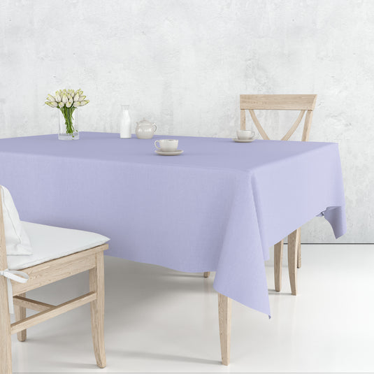 Tablecover Plastic Lavender Rectangular 54'' X 108'' Table Cover Party Dimensions