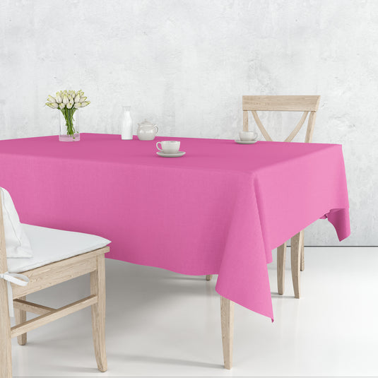 *WHOLESALE* Tablecover Plastic Hot Pink Rectangular 54'' X 108'': 48CT Table Cover Party Dimensions