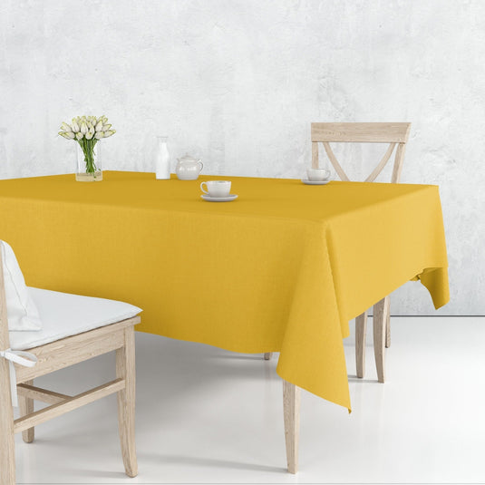 *WHOLESALE* Sunshine Yellow Rectangular 54''X108'' Plastic : 48CT Table Cover Party Dimensions