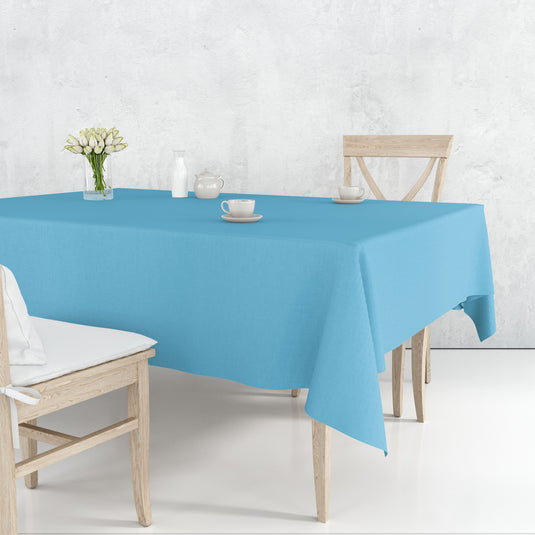 *WHOLESALE* Tablecover Plastic Island Blue Rectangular 54''X108'': 48CT Table Cover Party Dimensions