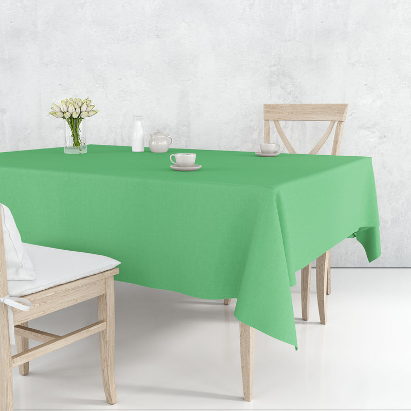 Load image into Gallery viewer, *WHOLESALE* Tablecover Plastic Green Rectangular 54&#39;&#39; X 18&#39;&#39;: 48CT Table Cover Party Dimensions
