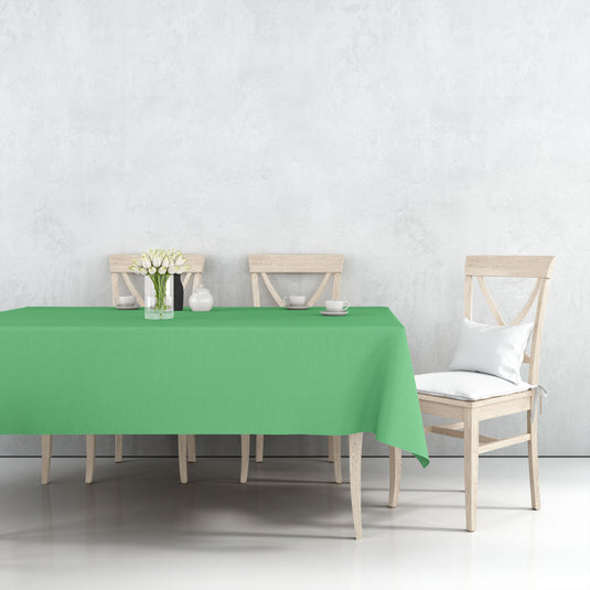 Tablecover Plastic Green Rectangular 54'' X 108'' Table Cover Party Dimensions